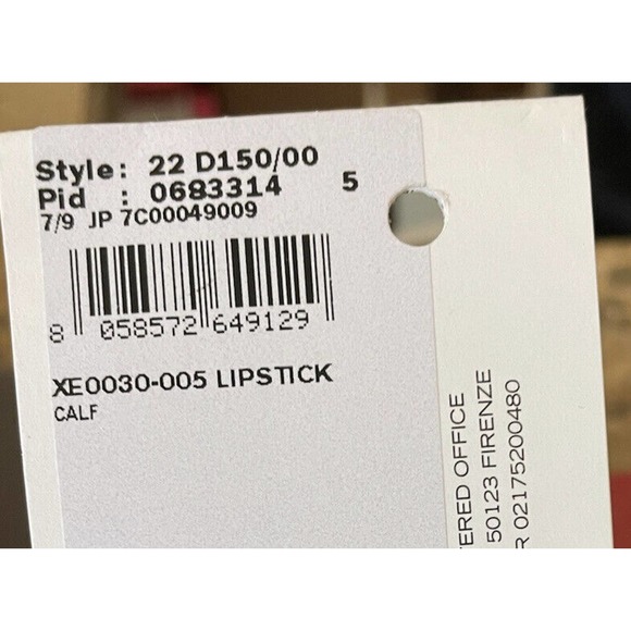 Salvatore Ferragamo Gancini continental wallet RED Gold Leather Clutch Large - Picture 11 of 11